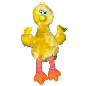 Vintage 2003 NANCO Big Bird Sesame Street Plush Doll 15" New with Tags 2000s Toy